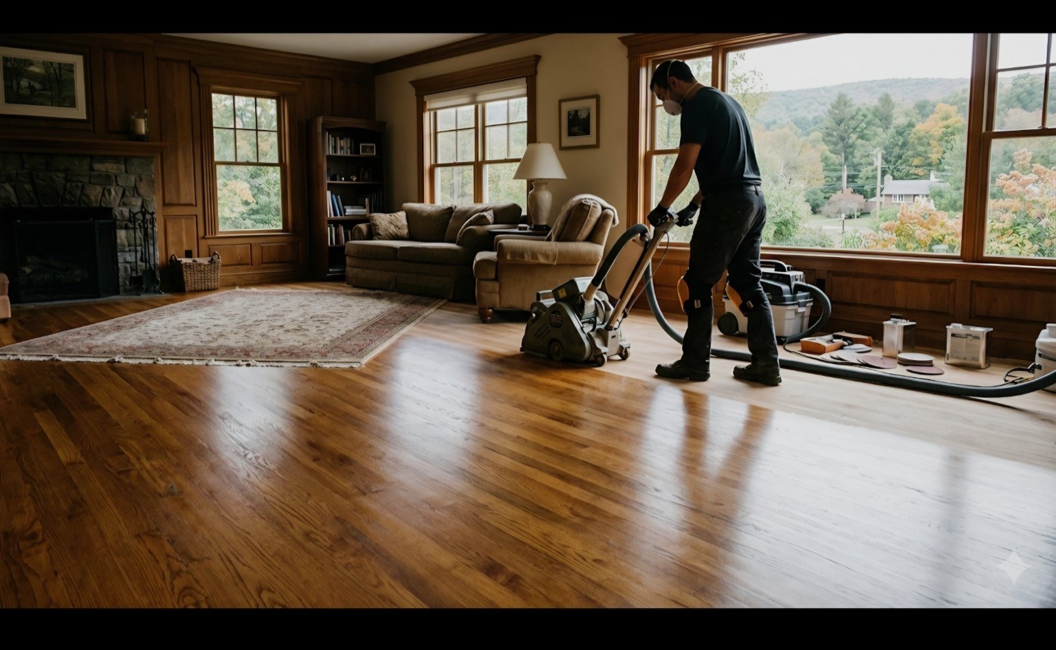 Professional screen and recoat preparation